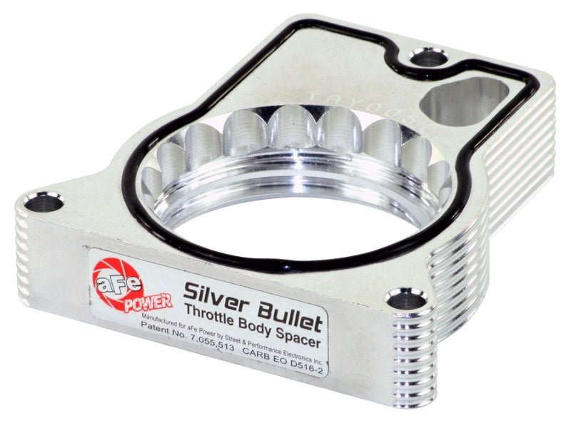 aFe Silver Bullet Throttle Body Spacers TBS GM C/K 1500/2500/3500 96 - 00 V8 - 5.0L 5.7L - Throttle Body Spacers - aFe