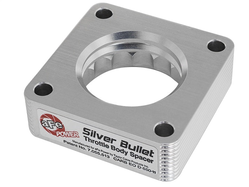 aFe Silver Bullet Throttle Body Spacers TBS Jeep Wrangler (TJ YJ) 91 - 06 4.0L - Throttle Body Spacers - aFe