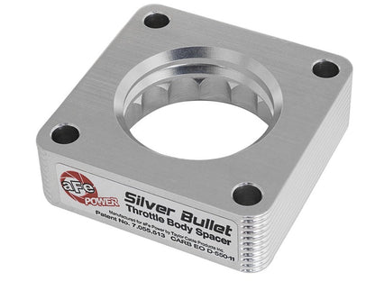 aFe Silver Bullet Throttle Body Spacers TBS Jeep Wrangler (TJ YJ) 91 - 06 4.0L - Throttle Body Spacers - aFe