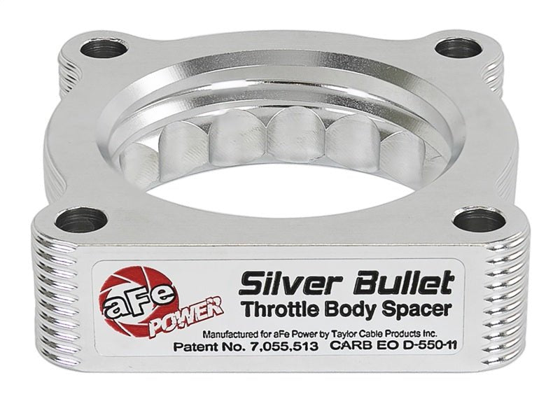 aFe Silver Bullet Throttle Body Spacers TBS Toyota Tacoma 05 - 11 V6 - 4.0L - Throttle Body Spacers - aFe