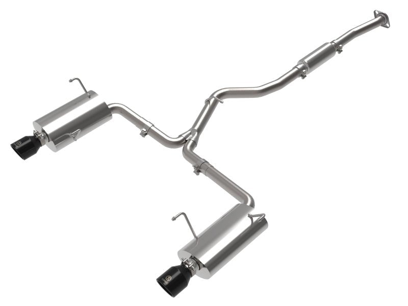 aFe Subaru Forester XT 14 - 18 H4 - 2.5L (t) Takeda 2 - 1/2in to 2 - 1/4in 304 SS Cat - Back - Black Tip - Catback - aFe