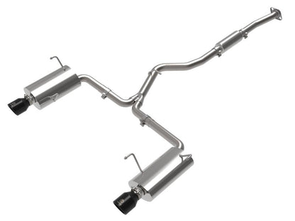 aFe Subaru Forester XT 14 - 18 H4 - 2.5L (t) Takeda 2 - 1/2in to 2 - 1/4in 304 SS Cat - Back - Black Tip - Catback - aFe