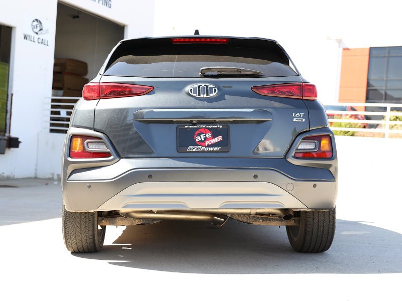 aFe Takeda 2 - 1/2in 304 SS Axle - Back Exhaust (No Muffler) 18 - 21 Hyundai Kona L4 1.6L (t) - Axle Back - aFe