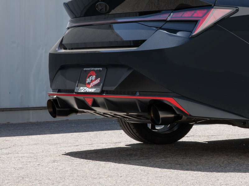 aFe Takeda Hyundai Elantra N 22 - 23 L4 - 2.0L (t) 3in 304 SS Cat - Back Exhaust w/ Black Tips Catback