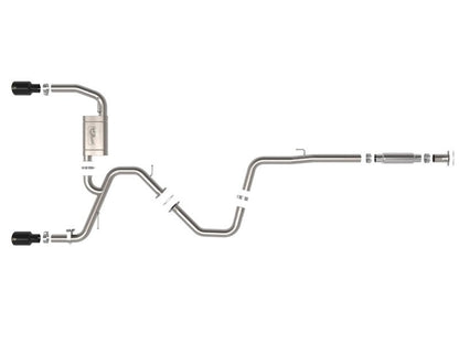 aFe Takeda Hyundai Elantra N 22 - 23 L4 - 2.0L (t) 3in 304 SS Cat - Back Exhaust w/ Black Tips Catback