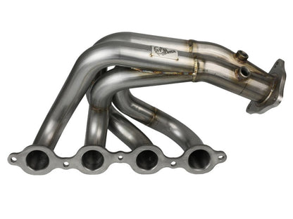 aFe Twisted 304SS Header 2020 Chevy Corvette (C8) 6.2L V8 - Headers & Manifolds - aFe