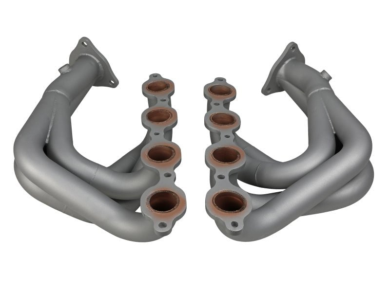 aFe Twisted 304SS Header 2020 Chevy Corvette (C8) 6.2L V8 - Titanium Ceramic Coated - Headers & Manifolds - aFe