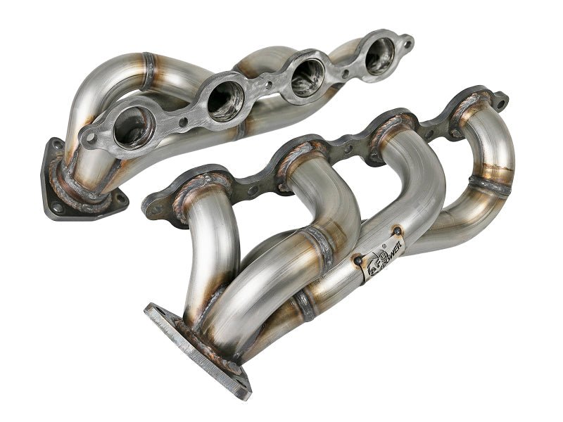 aFe Twisted Steel 1 - 3/4in 304SS Shorty Headers 2019 GM Silverado / Sierra 1500 V8 - 5.3L/6.2L - Headers & Manifolds - aFe