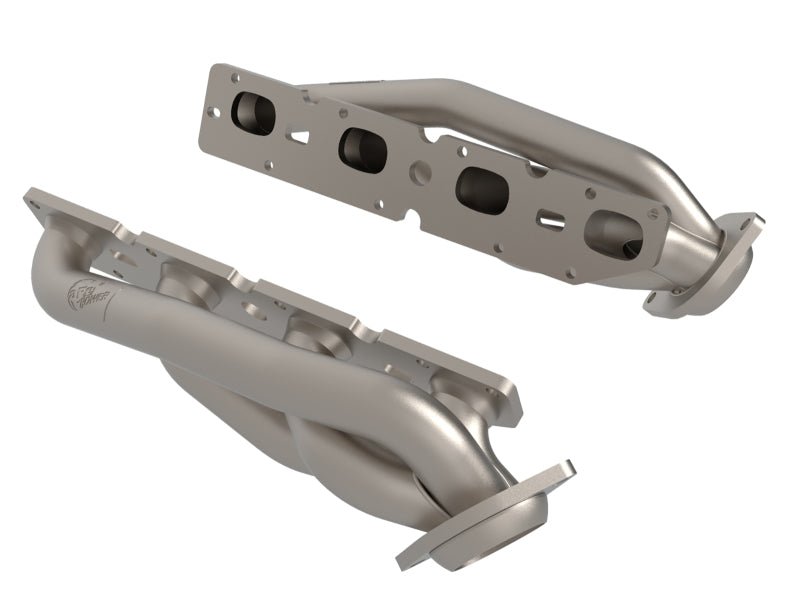 aFe Twisted Steel 11 - 21 Jeep Grand Cherokee (WK2) 5.7L V8 Headers - Titanium (Ceramic Coated) - Headers & Manifolds - aFe