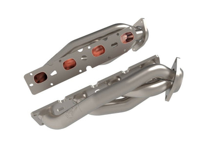 aFe Twisted Steel 11 - 21 Jeep Grand Cherokee (WK2) 5.7L V8 Headers - Titanium (Ceramic Coated) - Headers & Manifolds - aFe