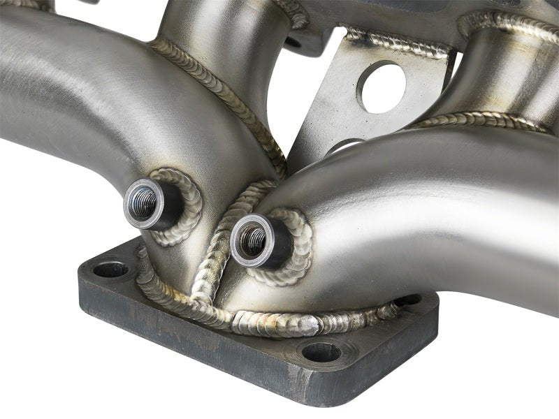 aFe Twisted Steel Header Turbo Manifold (T3) 98.5 - 02 Dodge Diesel Trucks L6 5.9L (td) - Headers & Manifolds - aFe