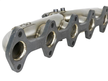 aFe Twisted Steel Header Turbo Manifold (T3) 98.5 - 02 Dodge Diesel Trucks L6 5.9L (td) - Headers & Manifolds - aFe
