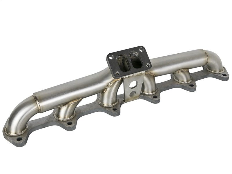 aFe Twisted Steel Header Turbo Manifold (T3) 98.5 - 02 Dodge Diesel Trucks L6 5.9L (td) - Headers & Manifolds - aFe