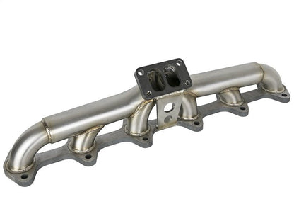 aFe Twisted Steel Header Turbo Manifold (T3) 98.5 - 02 Dodge Diesel Trucks L6 5.9L (td) - Headers & Manifolds - aFe