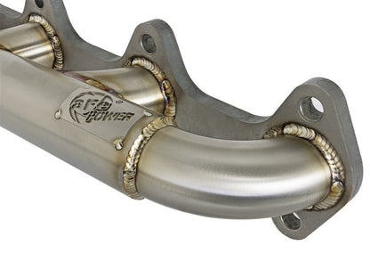 aFe Twisted Steel Header Turbo Manifold (T3) 98.5 - 02 Dodge Diesel Trucks L6 5.9L (td) - Headers & Manifolds - aFe