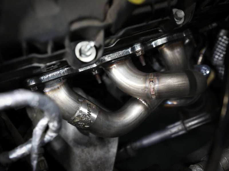 aFe Twisted Steel Shorty Header 11 - 17 Ford Mustang V6 - 3.7L - Headers & Manifolds - aFe