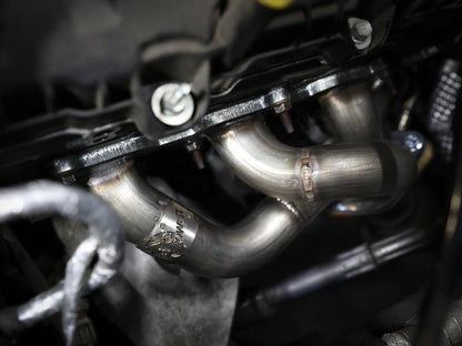 aFe Twisted Steel Shorty Header 11 - 17 Ford Mustang V6 - 3.7L - Headers & Manifolds - aFe