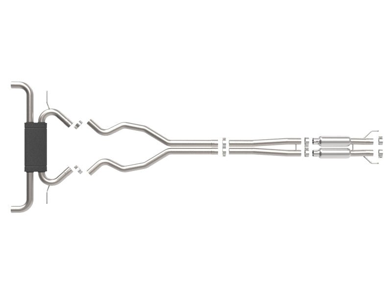 aFe Vulcan Series 2 1/2in 304 SS Cat - Back 19 - 20 Ford Edge ST V6 2.7L(tt) - Catback - aFe