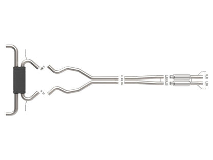 aFe Vulcan Series 2 1/2in 304 SS Cat - Back 19 - 20 Ford Edge ST V6 2.7L(tt) - Catback - aFe