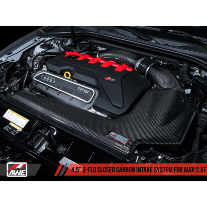 AWE Tuning Audi RS3 / TT RS S-FLO Closed Carbon Fiber Intake