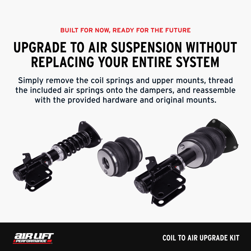 Air Lift 15 - 24 Ford Mustang S550/S650 Coil to Air Upgrade Kit Coilovers