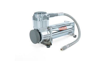Air Lift 4 Gal. Polished Tank w/ Viair 444c Chrome Compressor (Incl. Fittings & Mounting Hardware)-Air Compressors-Air Lift