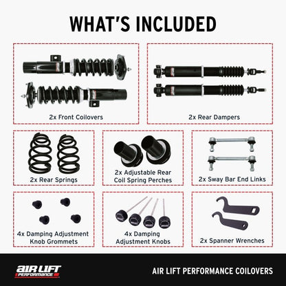 Air Lift Performance 15 - 20 Audi A3 / 15 - 24 VW GTI Coilover Kit Coilovers