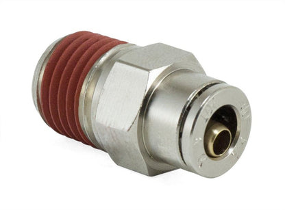 Air Lift Straight Male - 1/4in MNPT X 1/4in PTC - DOT - SMC  KV2H07-35S-Fittings-Air Lift
