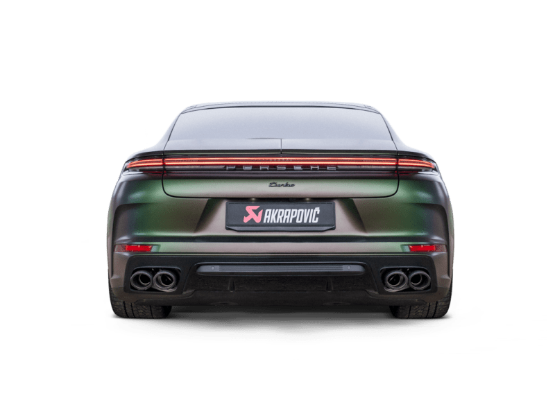 Akrapovic 2024+ Porsche Panamera Slip-On Line (Titanium) w/ Carbon Tips: Requires V6 or V8 fit kit-Muffler-Akrapovic