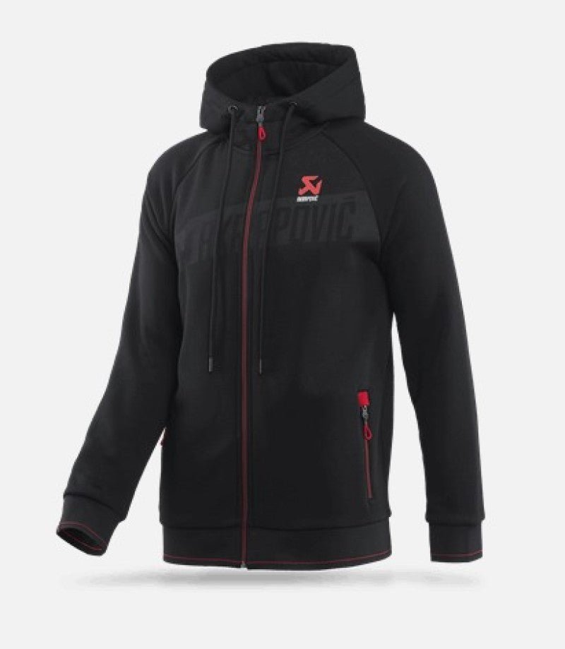 Akrapovic Mens Corpo Zip Hoodie Black - XL-Headwear-Akrapovic