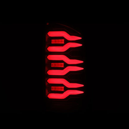 AlphaRex 02-06 Dodge Ram1500 + 03-06 Dodge Ram2500/3500 Luxx-Series LED Tail Lights (Pair) Black/Red-Headlights-AlphaRex
