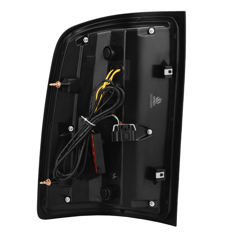 AlphaRex 07-13 GMC Sierra 1500/07-14 2500/3500HD (No Classic/Dually) Luxx-Series LED Tail Lights Blk-Headlights-AlphaRex