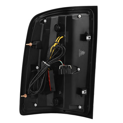 AlphaRex 07-13 GMC Sierra 1500/07-14 2500/3500HD (No Classic/Dually) Luxx-Series LED Tail Lights Blk-Headlights-AlphaRex