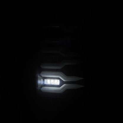 AlphaRex 07-13 GMC Sierra 1500/07-14 2500/3500HD (No Classic/Dually) Luxx-Series LED Tail Lights Blk-Headlights-AlphaRex