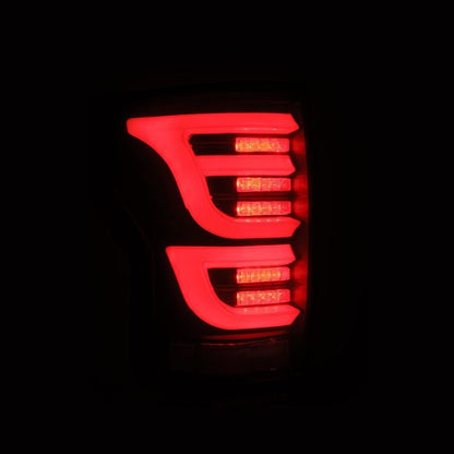AlphaRex 07-13 Toyota Tundra LUXX-Series LED Tail Lights Black-Headlights-AlphaRex