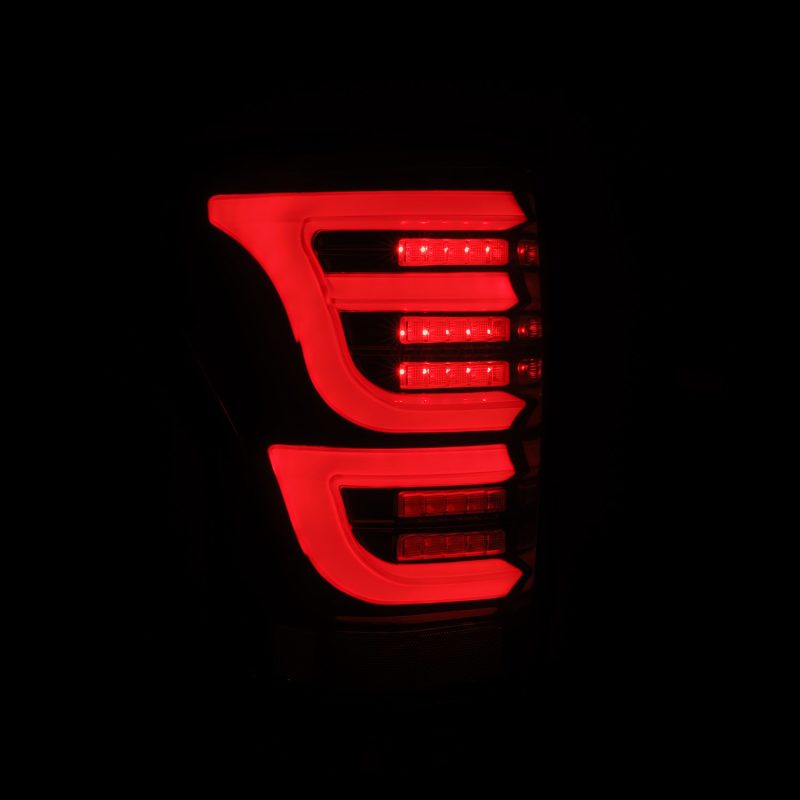 AlphaRex 07-13 Toyota Tundra LUXX-Series LED Tail Lights Black-Red-Headlights-AlphaRex