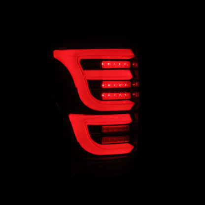 AlphaRex 07-13 Toyota Tundra LUXX-Series LED Tail Lights Black-Red-Headlights-AlphaRex