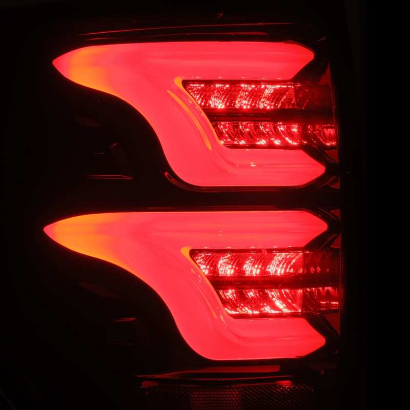 AlphaRex 09 - 14 Ford F - 150 (Excl Flareside Truck Bed Models) PRO - Series LED Tail Lights Red Smoke Tail Lights