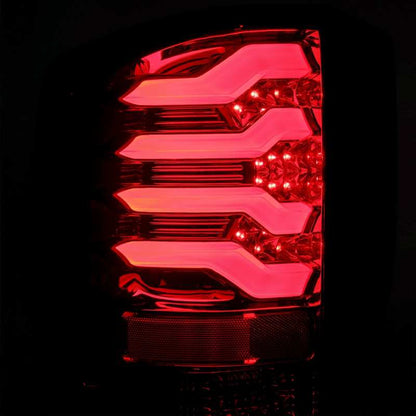 AlphaRex 14-18 Chevrolet Silverado 1500 PRO-Series LED Tail Lights Red Smoke-Tail Lights-AlphaRex