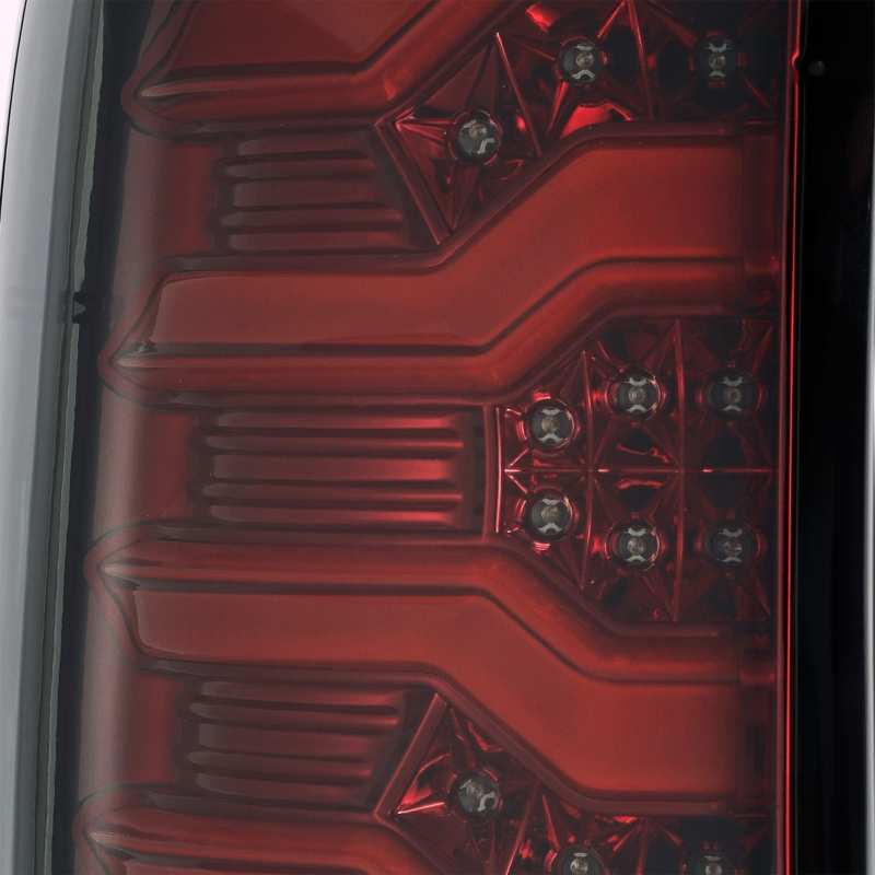 AlphaRex 14-18 Chevrolet Silverado 1500 PRO-Series LED Tail Lights Red Smoke-Tail Lights-AlphaRex