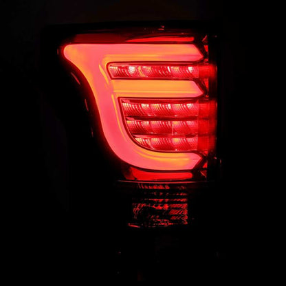 AlphaRex 15-17 Ford F-150 (Excl Models w/Blind Spot Sensor) PRO-Series LED Tail Lights Red Smoke-Tail Lights-AlphaRex