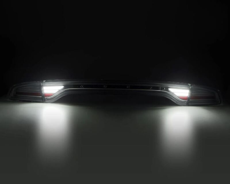 AlphaRex 15-23 Dodge Charger NOVA-Series Prismatic LED Tail Lights Chrome-Headlights-AlphaRex