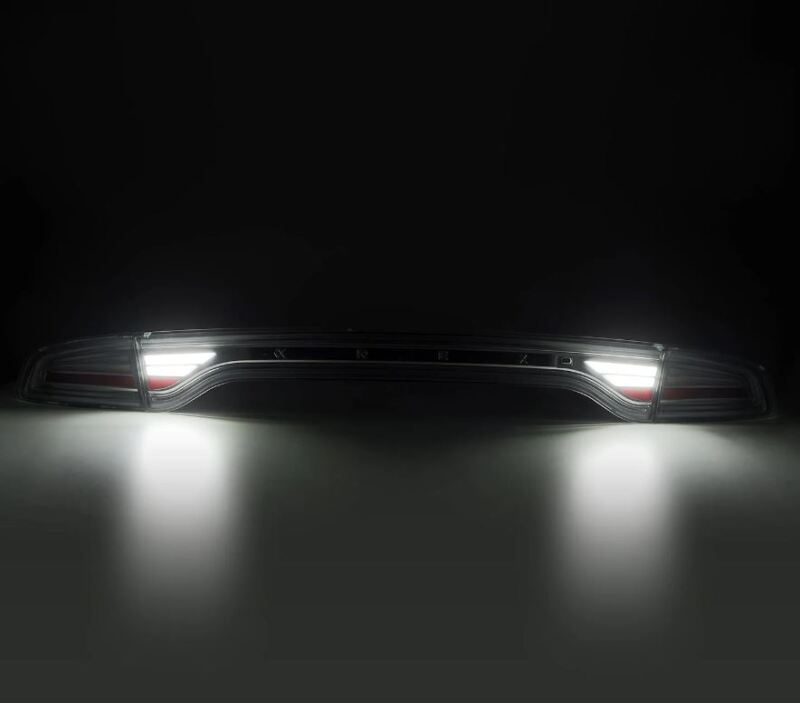 AlphaRex 15-23 Dodge Charger NOVA-Series Prismatic LED Tail Lights Smoke-Headlights-AlphaRex
