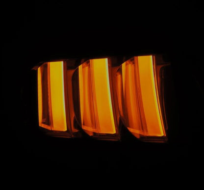 AlphaRex 15-23 Ford Mustang NOVA-Series Prismatic LED Tail Lights Black-Clear-Headlights-AlphaRex
