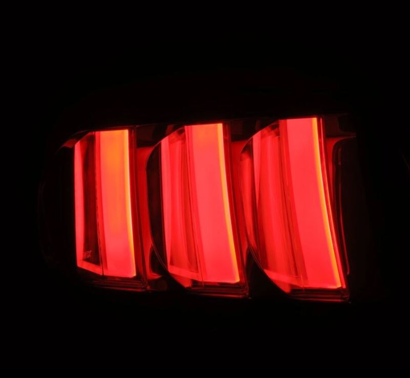 AlphaRex 15-23 Ford Mustang NOVA-Series Prismatic LED Tail Lights Black-Clear-Headlights-AlphaRex