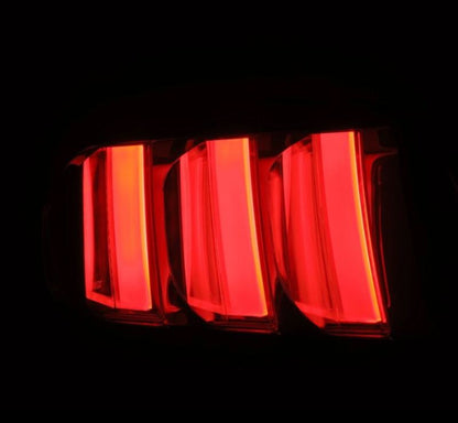 AlphaRex 15-23 Ford Mustang NOVA-Series Prismatic LED Tail Lights Black-Clear-Headlights-AlphaRex
