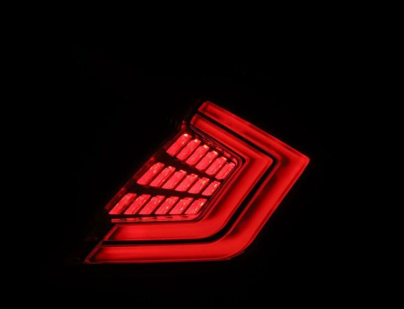 AlphaRex 16-21 Honda Civic Hatchback / Type-R FK8 Nova-Series LED Tail Lights - Clear Smoke-Headlights-AlphaRex