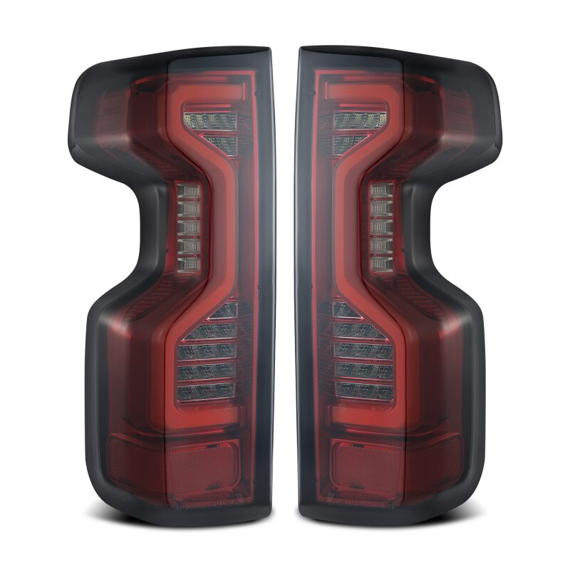 AlphaRex 19-23 Chevrolet Silverado 1500/2500HD/3500HD PRO-Series LED Tail Lights Red Smoke-Tail Lights-AlphaRex