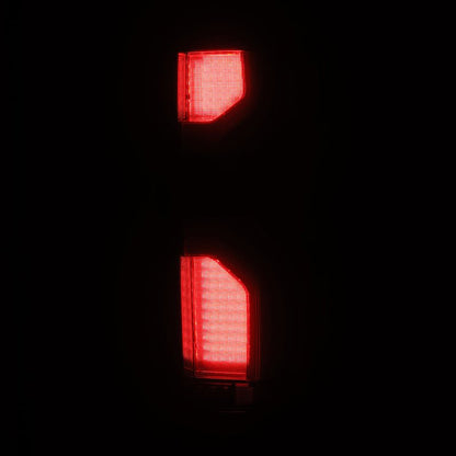 AlphaRex 19-24 Chevy Silverado 1500 / 20-24 2500HD/3500HD LUXX-Series LED Tail Lights Alpha Black-Headlights-AlphaRex