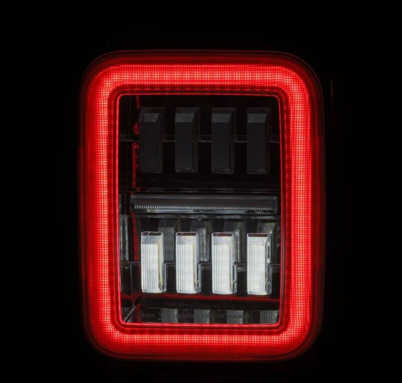 AlphaRex 19-24 Jeep Gladiator JT Nova-Series Prismatic LED Tail Lights - Chrome-Headlights-AlphaRex